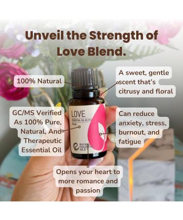 Rocky Mountain Oils Love Essential Oil Blend 15ml - 100% Pure Natural Aromatherapy Oil for Skin Care & Massage - Warm Floral Fruity Aroma - Buy Online on GoSupps.com