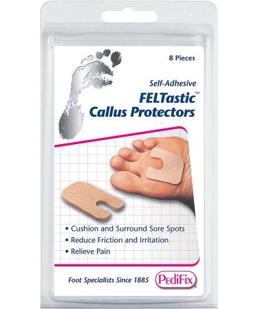 PediFix Felt Callus Protectors - 8-Count | Pain Relief for Corns and Calluses - Buy Online on GoSupps.com