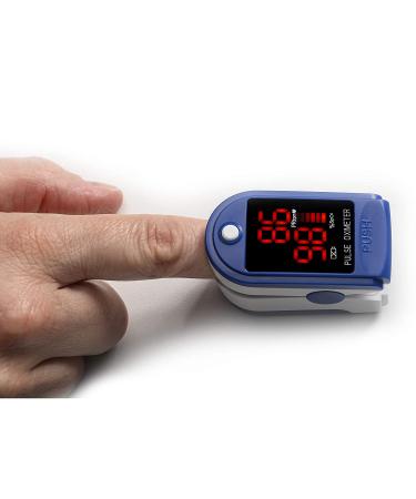 Contec Finger Tip Pulse Oximeter - SpO2 and Pulse Rate Monitor - Portable LED Display - Buy Online on GoSupps.com