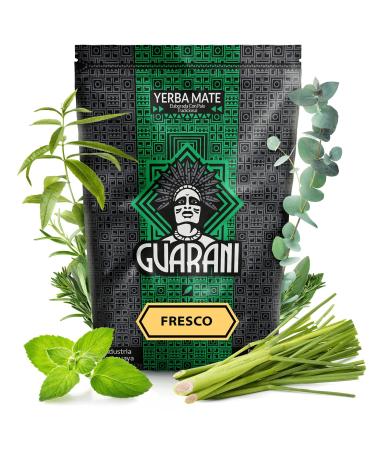 Guarani Fresco 0 5 kg | Yerba Mate frais et rafra chissant base de plantes 500 g | Sauge romarin eucalyptus | Puissance de la caf ine naturelle | Th Yerba Mat du Paraguay