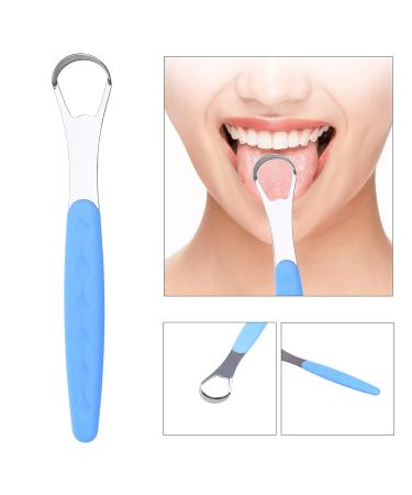 Kare & Kind 3x Stainless Steel Tongue Scraper - High-Quality Oral Cleaner for Home & Travel | Reduces Bad Breath & Improves Oral Health - Buy Online on GoSupps.com