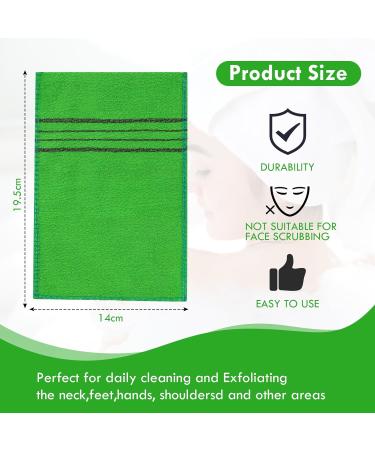 URAQT 5Pcs Asian Exfoliating Gloves Dual-Sided Korean Exfoliating Gloves Body Scrub Glove Bath SPA Exfoliating Mitts Dead Skin Remover Gloves Deep Body Scrubber for Women and Men 5 Pcs - Buy Online on GoSupps.com
