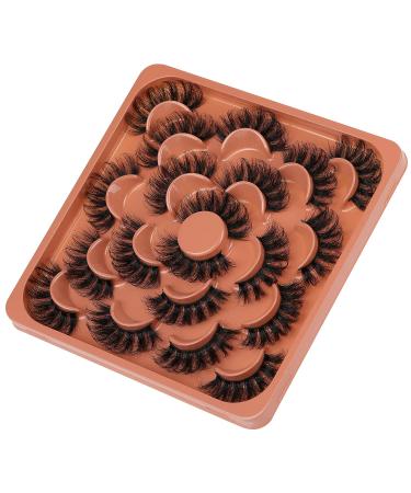 20mm Fluffy C Curl Faux Mink False Eyelashes - Dramatic Extensions Look | Eefofnn - Buy Online on GoSupps.com