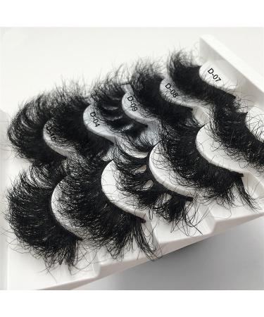 Wholesale 25mm Fluffy 3D Eyelashes - Dramatic Long & Thick Nerz - 20 Pairs Mixed Styles - Buy Online on GoSupps.com