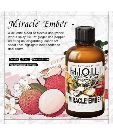 HIQILI 30ML Bergamot Essential Oil & 30ML Miracle Ember Fragrance Oil for DIY Diffuser - Buy Online on GoSupps.com