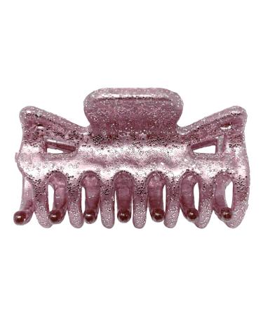 17-Piece Pink Glitter Hair Claw Clips Set | Stylish & Durable Hair Clips for All Hair Types - International Shipping Available! - Buy Online on GoSupps.com