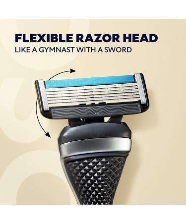 Dollar Shave Club 4-Blade Razor Starter Set - All-Terrain Shaving with Optimal Blade Spacing - 1 Handle, 2 Cartridges - Buy Online on GoSupps.com