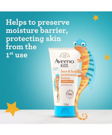 Aveeno Baby Kids Face & Body Moisturizing Lotion - Gentle Skincare for Children - Buy Online on GoSupps.com