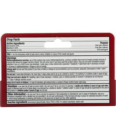 Rite Aid Toothache Relief Oral Gel - Fast-Acting Pain Relief - 0.42 oz - Buy Online on GoSupps.com
