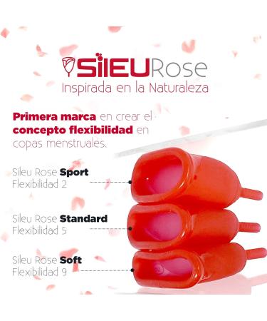 Buy Sileu Menstrual Rose - Size L Red | Flexible & Soft Period Solution | Fast International Shipping - Buy Online on GoSupps.com