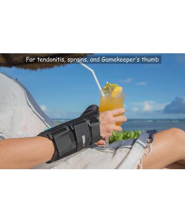 Ossur Formfit Thumb Spica Brace for DeQuervains Tendonitis & Arthritis - Left Small | Removable Aluminium Stays, Contact Closure Straps & Breathable Material - Buy Online on GoSupps.com
