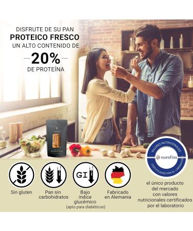 Keto Brot Backmischung Seed Mix 3x200g - 20% Protein Gluten-Free Low Carb Paleo Test Winner 2023 | Perfect for 1.65 kg Bread! - Buy Online on GoSupps.com