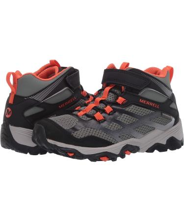 Merrell Kid's Moab FST Mid Waterproof Hiking Boot Big Kid - Size 13, Olive/Black - Buy Online on GoSupps.com
