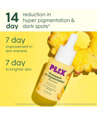 PLIX - THE PLANT FIX Pineapple Pigmentation Skincare Kit For Dark Spot Removal | Cleanser Face Serum and Moisturizer Combo With 2% Alpha Arbutin For Women & Men Pack of 3 - Buy Online on GoSupps.com