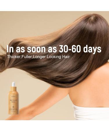 Hair Growth Serum with Radix Polygonum Multiflorum - Fight Hair Thinning & Fall | 50ml | Strengthen & Thicken Hair for Men & Women - Buy Online on GoSupps.com