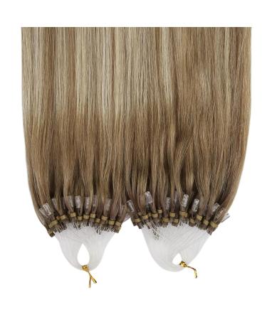 Youngsee Microring Extensions - Real Hair Ombre 50cm - Brown to Blonde Cold Fusion Micro Extensions #8a/60/8a - 50g - Buy Online on GoSupps.com