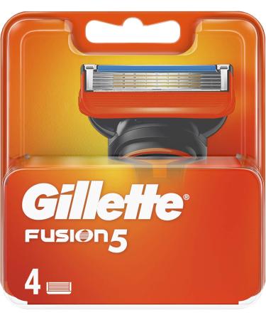 Buy Gillette Fusion5 Razor Blades for Men - 4 Pack | International Shipping Available - Buy Online on GoSupps.com