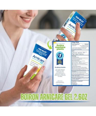 Buy Worldwide Nutrition Bundle | Boiron Arnicare Gel for Joint & Muscle Pain Relief - Fragrance-Free - 2 Packs of 2.6 oz + Keychain 2.6 Fl Oz - Buy Online on GoSupps.com