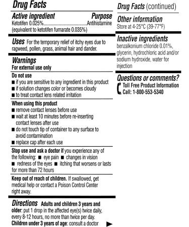 Bausch + Lomb Alaway Children's Antihistamine Eye Drops - 0.17 oz (5mL) - Buy Online on GoSupps.com