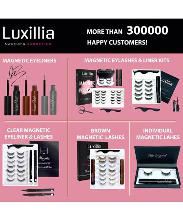 Luxillia Eyebrow Stamp Stencil Kit: Dual-Color, Waterproof, Sweatproof - Blonde + Taupe - Buy Online on GoSupps.com