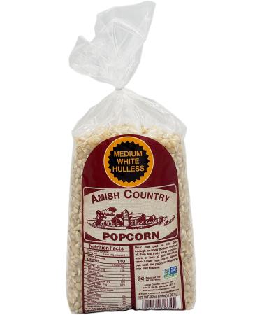 Amish Country Popcorn | 2 Lb Medium White Popcorn | Old Fashioned, Non-GMO and Gluten Free (2lb Bags) 2 Pound (Pack of 1)