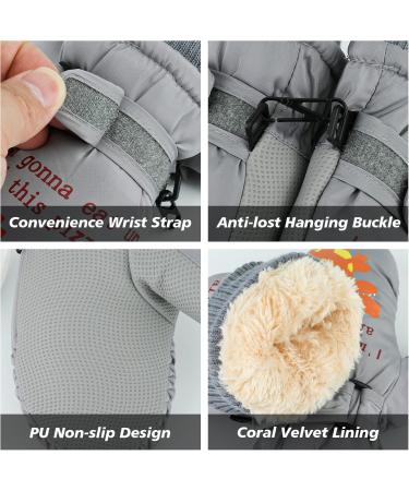 QKURT Kids Ski Gloves - Waterproof & Windproof Snowboard Gloves for Ages 2-5 | Ideal for Winter Sports & Outdoor Fun - Buy Online on GoSupps.com