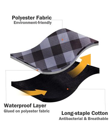 Kenllas Large Waterproof Shower Cap for Men - Reusable & Adjustable Bath Cap for Dreadlock Braids Curly Hair - Gray - Buy Online on GoSupps.com