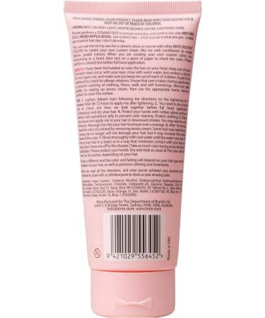 BRITE Pastel Pink Instant Colour Semi-Permanent 3.38floz | Moisturizing, Ammonia Free, Paraben Free, Cruelty Free - Buy Online on GoSupps.com