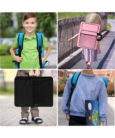 TreochtFUN Kids Art Portfolio 15x18 - A3 Organizer Case for Child Artwork - Black Art Bag with Tote and Backpack - Buy Online on GoSupps.com