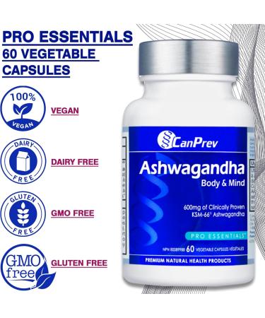 CanPrev Ashwagandha Body & Mind 60 v caps Supplement for Weight Management  - Buy Online on GoSupps.com