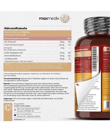 Sunglow Beta Carotene Complex - Vegan Browning Accelerator Tablets | 120 Count for Skin Pigmentation & Oxidative Stress | Rich in Copper Zinc Iodine Vitamin A B3 & B2 - Buy Online on GoSupps.com