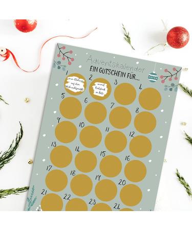 Nastami Advent Calendar | A3 Rubble Christmas Calendar | Unique Voucher Experience - Buy Online on GoSupps.com