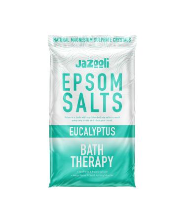 Scented Bath Epsom Salts Spa Soak Exfoliating Natural Magnesium Sulphate Crystals Muscle Aches Pains Repair Foot Feet Relieve Soothing Skin Relax 450g (Eucalyptus)