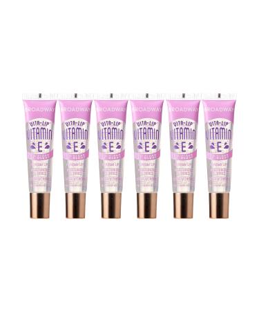 Broadway Vita-Lip Clear Lip Gloss 0.47oz/14ml (Vitamin E) 6 PACK