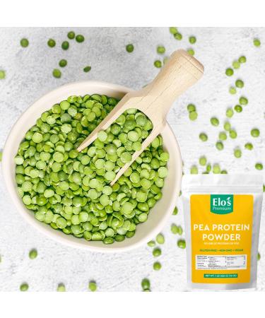 Pea Protein Powder (1lb) by Elo's Premium| 100% Food Grade Organic Pea Protein Powder | Packaged in Canada| Pure & Non-GMO | Excellent Source of Protein Iron Amino Acids and More - Buy Online on GoSupps.com