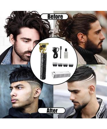 Hair Trimmer - Professional Men Hair Clippers Zero Gapped Cordless Hair Trimmer | Stainless Steel T-blaade Durabble Haircut Beard Trimmer & Grooming Kit for Men Black - Buy Online on GoSupps.com