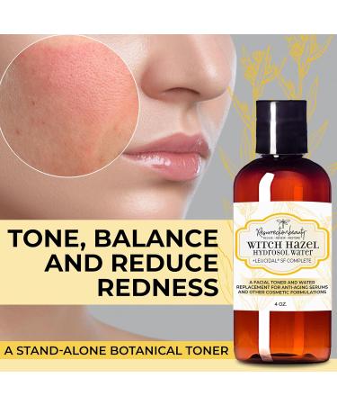 RESURRECTIONbeauty Alcohol Free Witch Hazel Hydrosol | Premium Facial Toner & Clay Mask Ingredient | 4oz - Ideal for DIY Hyaluronic Acid Serum - Buy Online on GoSupps.com