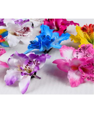 Diawell Orchid Hair Clip - White Flower Blossom Corsage Accessory for Elegant Hairstyles | Buy Internationally - Buy Online on GoSupps.com