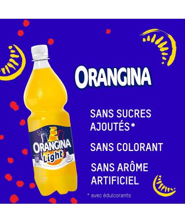 Orangina Light 1L - No coloring no preservative - Buy Online on GoSupps.com