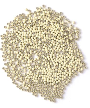 Vlasy Silicone Lined Nano Rings Beads for Hair Extensions - 1000pcs Blonde Nano Beads - Buy Online on GoSupps.com