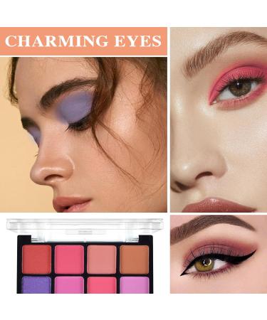 16 Colors Eyeshadow Palette Matte Nude Eye Makeup Palette Ultra-Blendable Long Lasting High Pigmented Waterproof Nudes Neutral Smooth Eye Shadow Palette for Women Natural Charming Looking #04 16 Colors 4# - Buy Online on GoSupps.com