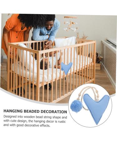 Happyyami Beaded Love Pom Toys for Baby - Boho Party Supplies & Decorative Hanging Garland - Buy Online on GoSupps.com