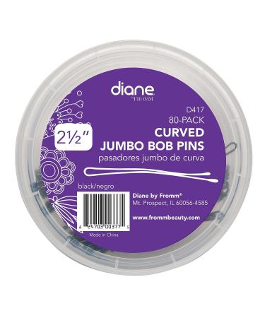 Diane D417 Curved Jumbo Pin in Black - Hair Styling Essential - Buy Online on GoSupps.com
