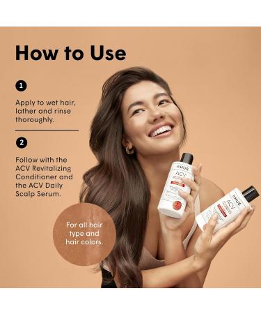 dpHUE ACV Revitalizing Shampoo - 8.5 oz | Vegan & Color Safe | Supports Healthy Hair Growth with Apple Cider Vinegar & Hyaluronic Acid | Shop Internationally - Buy Online on GoSupps.com