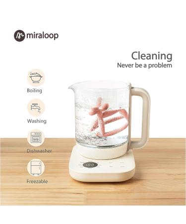Miraloop Baby Bite Ring & Jellydog Silicone Teething Toy | Safe Gum Relief for 3-Month-Olds - White - Buy Online on GoSupps.com
