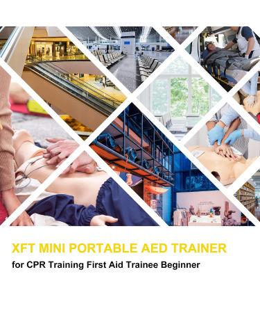 Mini AED Trainer XFT Portable AED Training Kit - English AED Training Device (XFT-D0009) - Buy Online on GoSupps.com