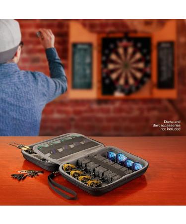 USA Gear Hard Shell Dart Case - Darts Carrying Case for Accessories - Black - Buy Online on GoSupps.com