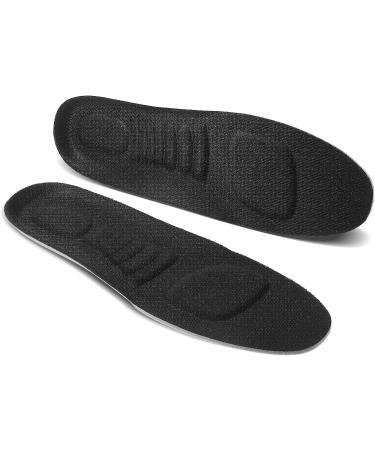 Handepo 6 Pairs Foam Insoles for Men - Breathable Shoe Inserts with Shock Absorption - 4mm Thick Cushion for Work Boots, Running Shoes, Sneakers - Fits Sizes 6.5-9.5 - Buy Online on GoSupps.com