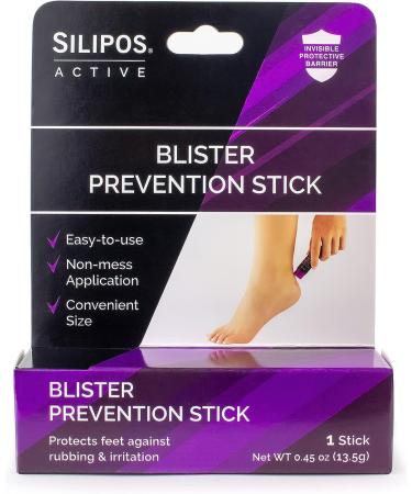 Silipos Active Blister Prevention Stick - Protects Skin from Friction - Buy Online on GoSupps.com