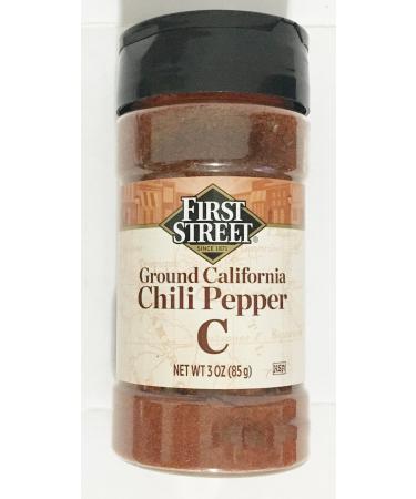 3oz First Street Ground California Chili Pepper, Pack of 1